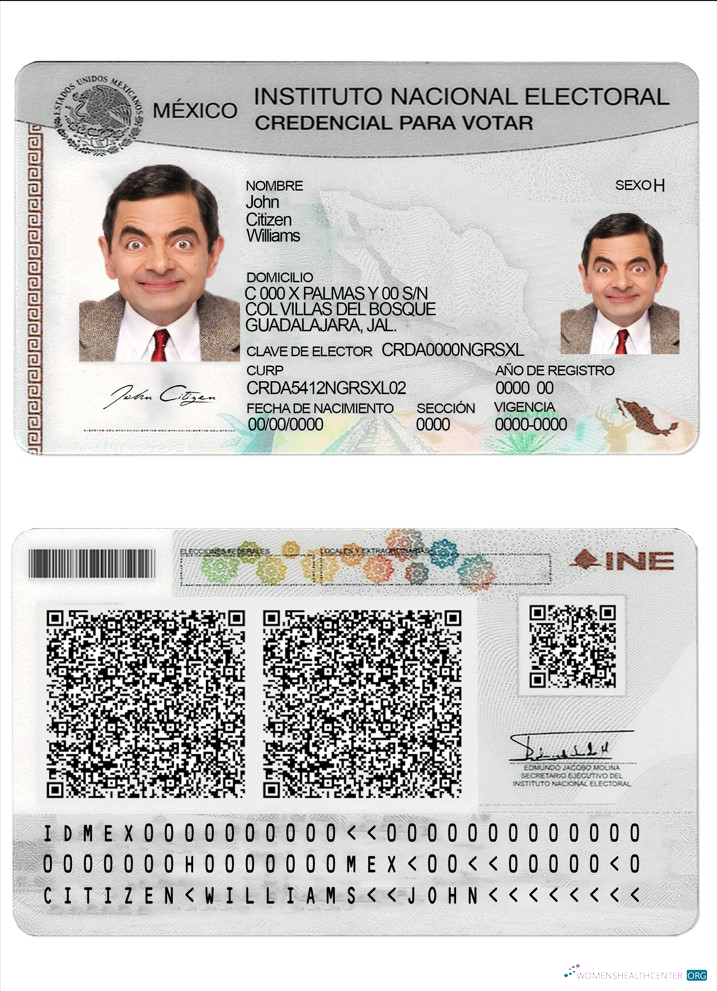 Премиум Скачать Мексика Instituto Nacional Electoral Photoshop Шаблон