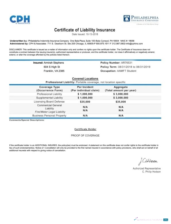 Премиум Скачать USA Pennsylvania Certificate Liability Insurance Photoshop Шаблон