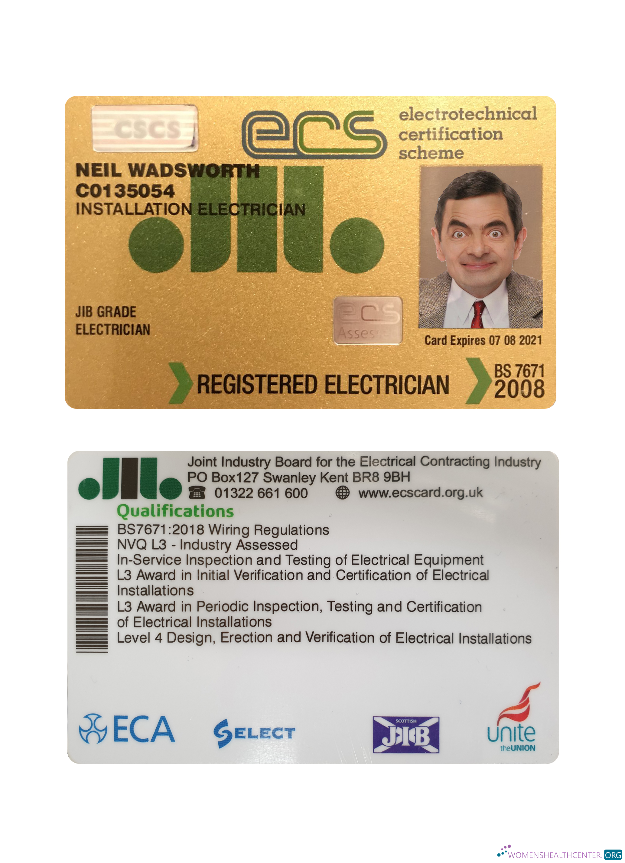 Премиум Скачать Великобритания Electrotechnical Certification Scheme (ECS) Карта Photoshop Шаблон