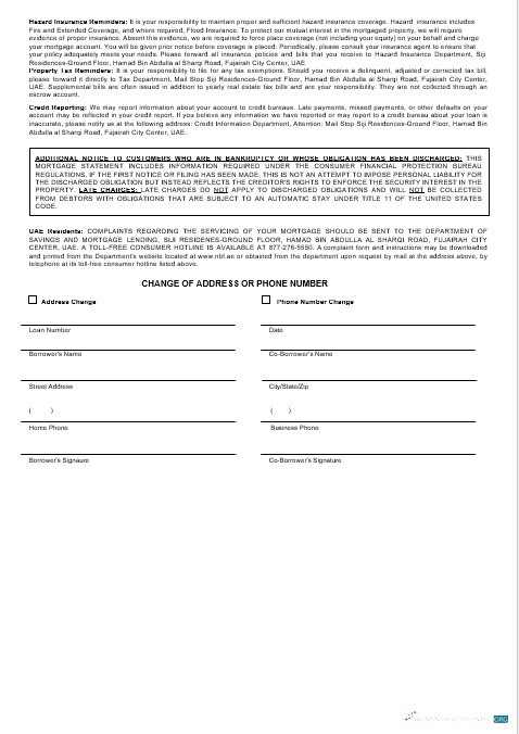 Редактируемый Скачать UAE Fujeirah Национальный Банк Ипотека Выписка в Word и PDF Formats 3 Photoshop Шаблон