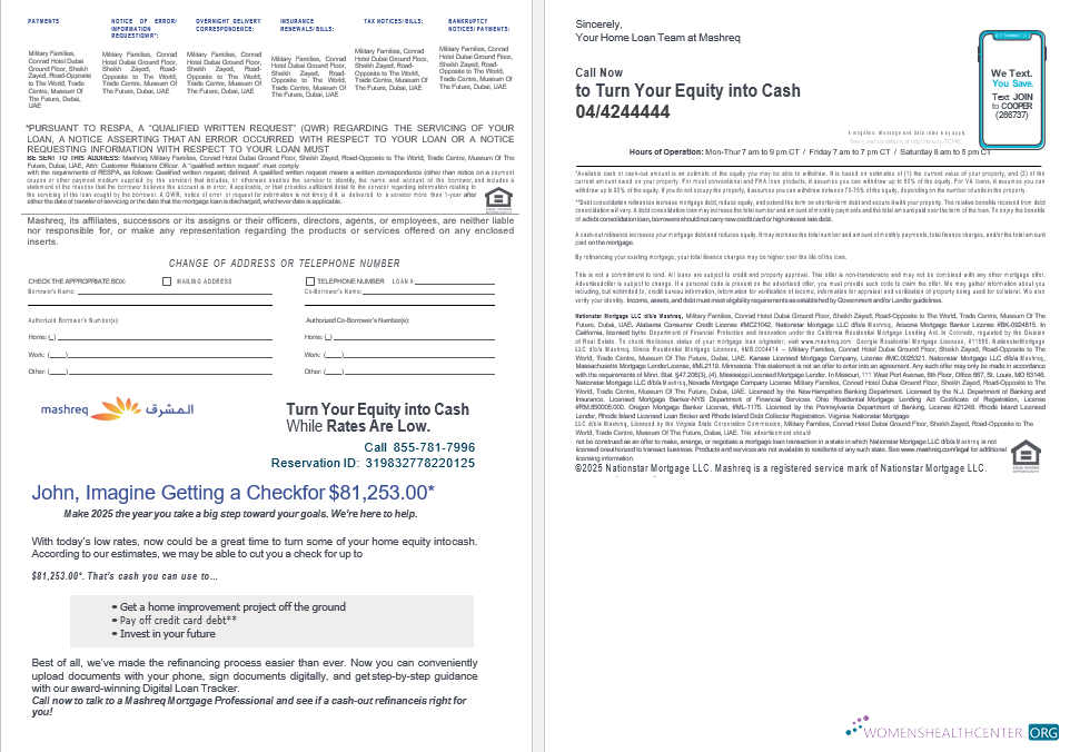 Профессиональный Скачать UAE Mashreq Ипотека Займ Выписка в Word и PDF Formats , 4 Страниц 3 4 Photoshop Шаблон