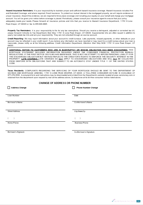 Редактируемый Скачать USA Varo Банк Ипотека Выписка в Word и PDF Formats 3 Photoshop Шаблон