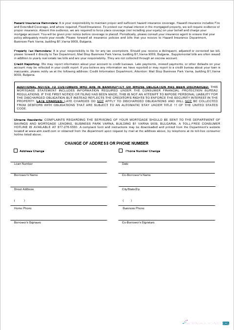 Реалистичный Скачать Украина Icard Банк Ипотека Выписка в Word и PDF Formats 3 Photoshop Шаблон