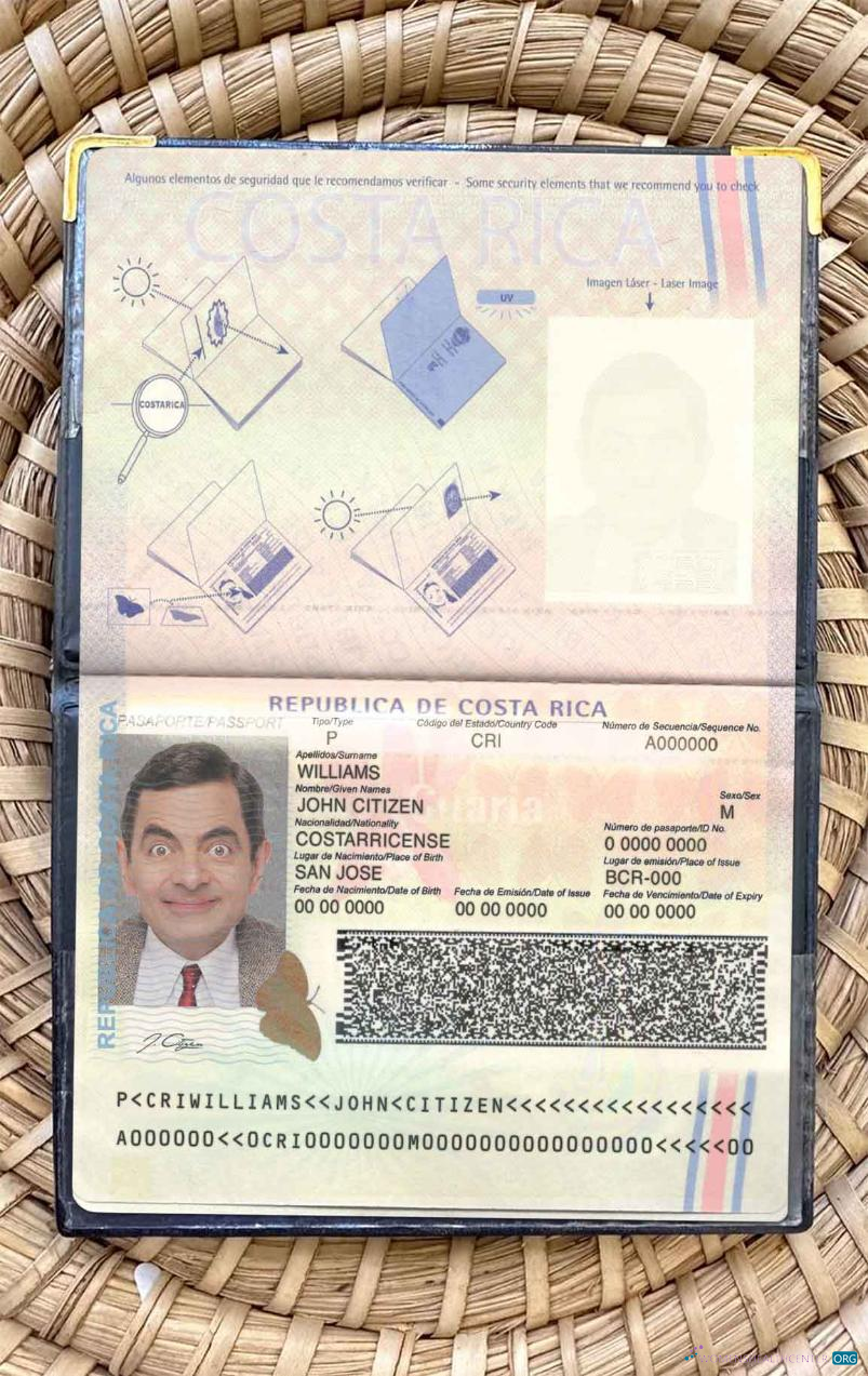 Качественный Скачать Коста-Рика Pass Photo Look Photoshop Шаблон