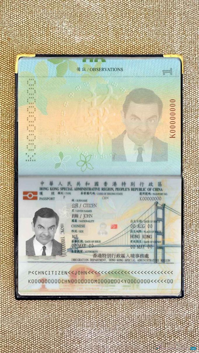 Качественный Скачать Hong Kong Pass Photo Look Photoshop Шаблон