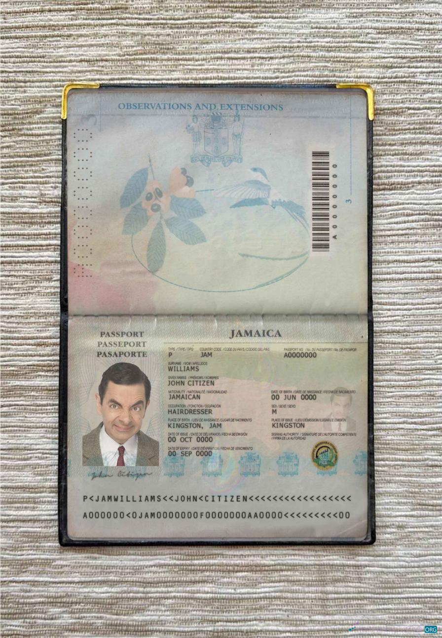 Премиум Скачать Ямайка Pass Photo Look Photoshop Шаблон