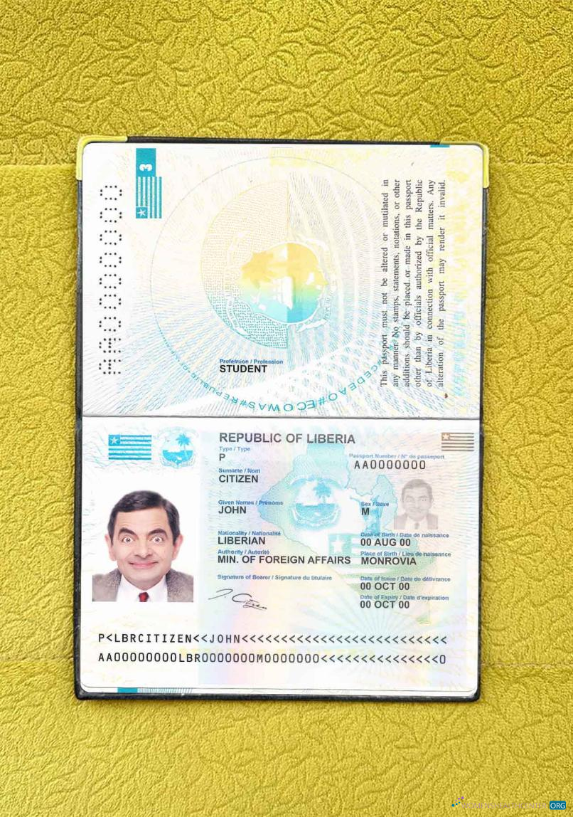 Премиум Скачать Либерия Pass Photo Look Photoshop Шаблон