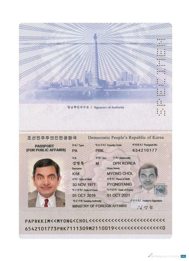 Качественный Скачать Korea Паспорт 2016 Настоящее Время Photoshop Шаблон