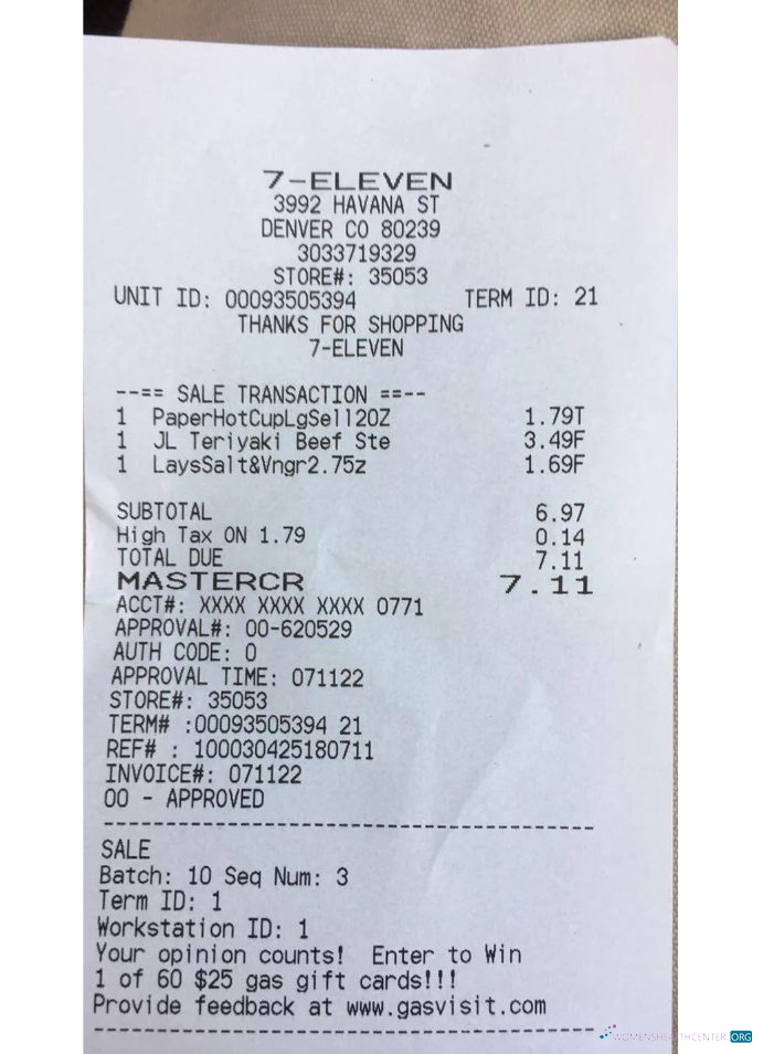 Качественный Скачать 7 Eleven Store Payment Check Photoshop Шаблон