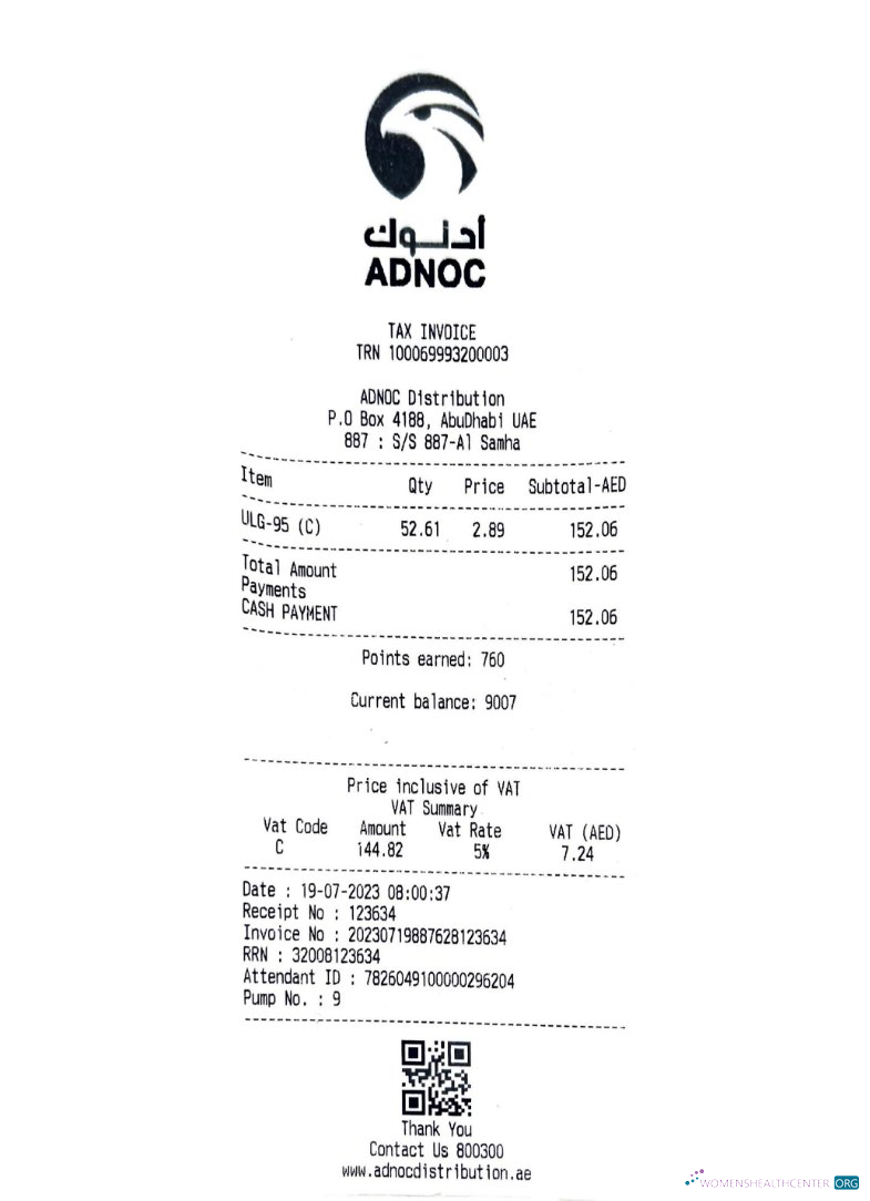 Редактируемый Скачать Adnoc Компания Payment Receipt Photoshop Шаблон