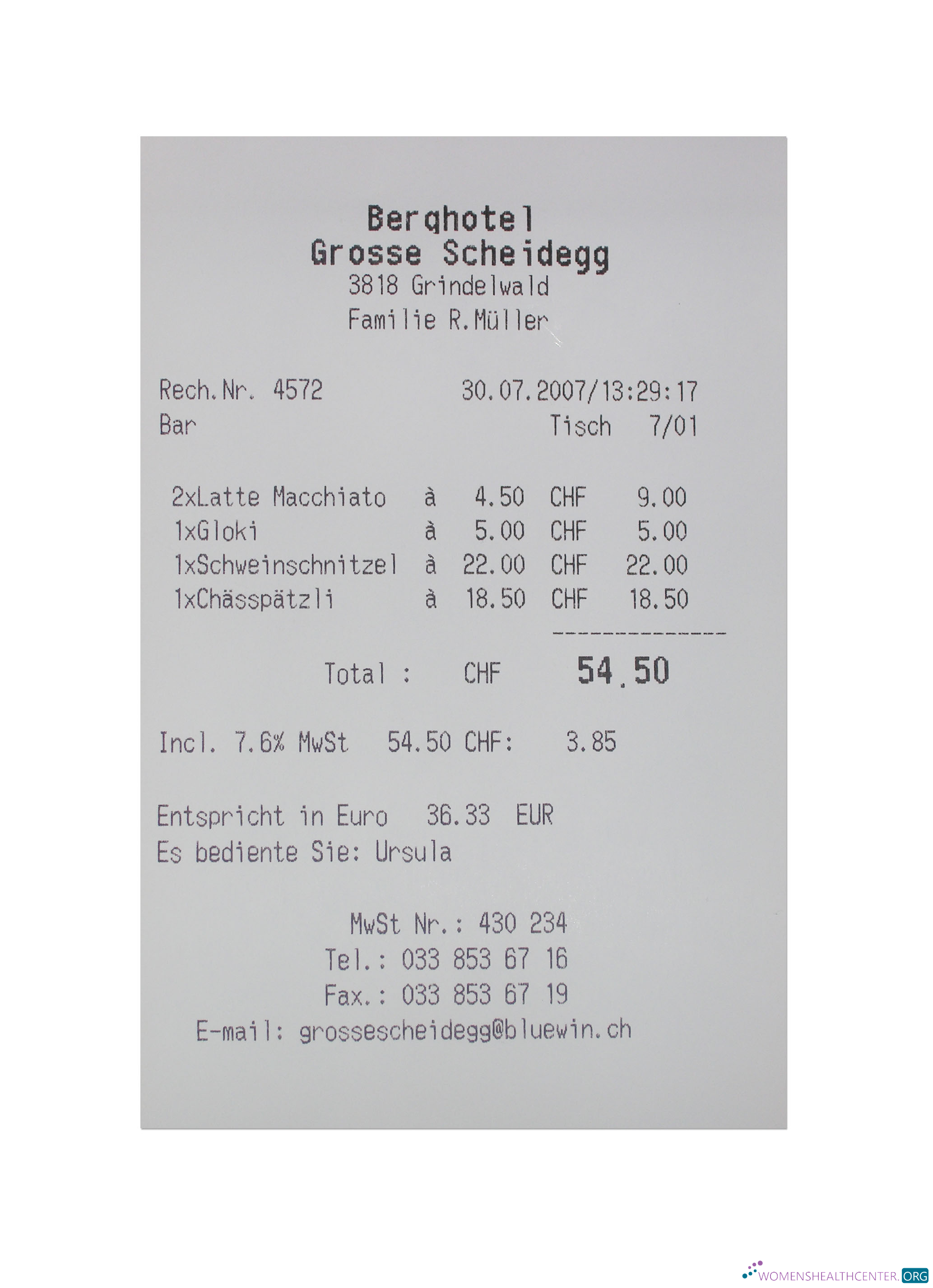 Премиум Скачать BERQ HOTEL Payment Receipt Photoshop Шаблон