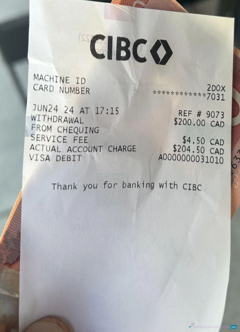 Реалистичный Скачать Канада CIBC Банк Payment Check Photoshop Шаблон