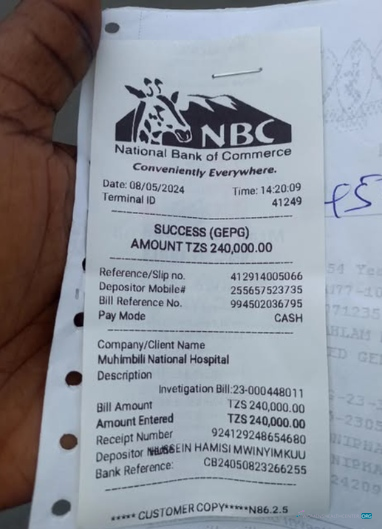 Профессиональный Скачать Канада NBC Банк Payment Receipt Photoshop Шаблон