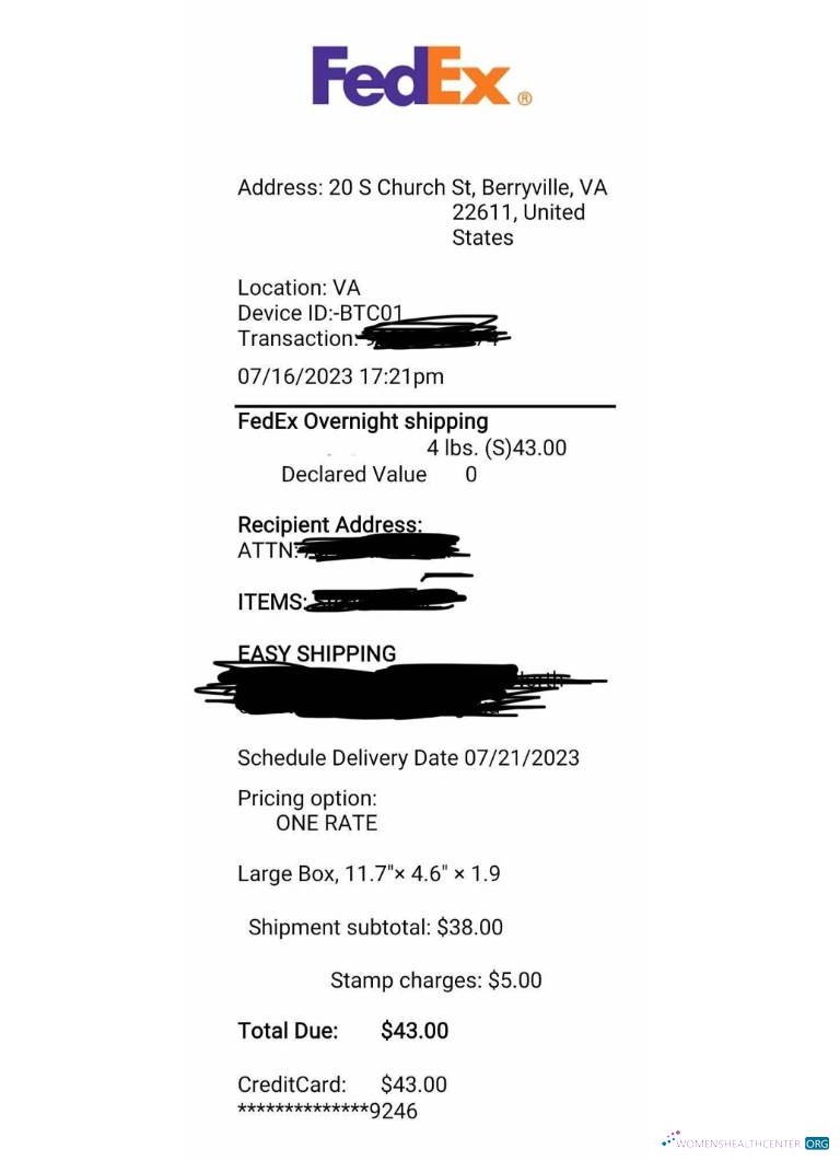 Премиум Скачать Fedex Корпорация Receipt Photoshop Шаблон