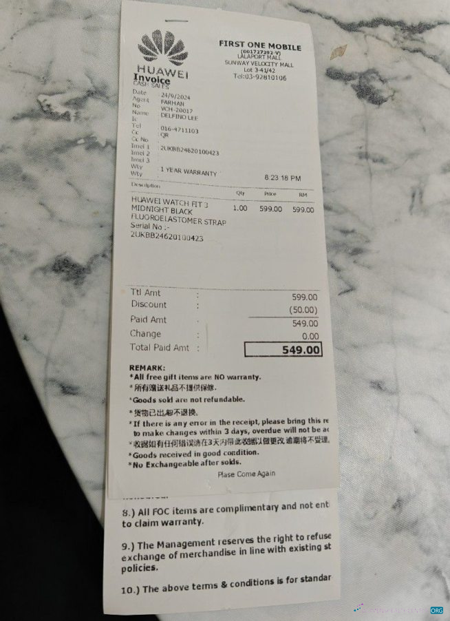 Премиум Скачать Huawei Корпорация Payment Check Photoshop Шаблон