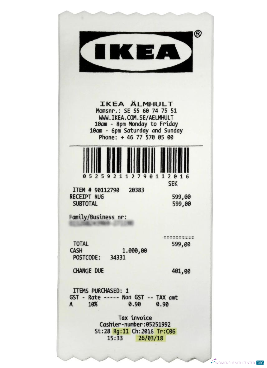 Редактируемый Скачать Ikea Holding Payment Check Photoshop Шаблон