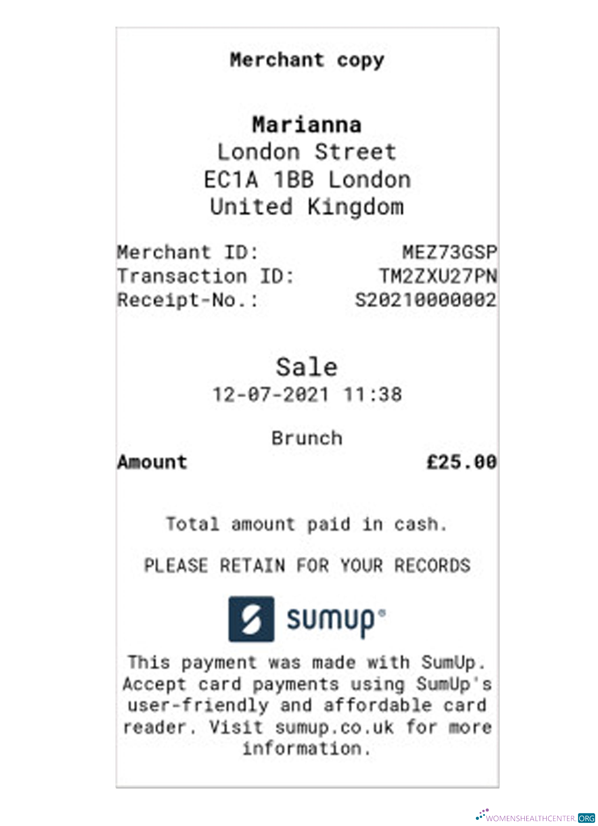Профессиональный Скачать MARIANNA Payment Check Photoshop Шаблон