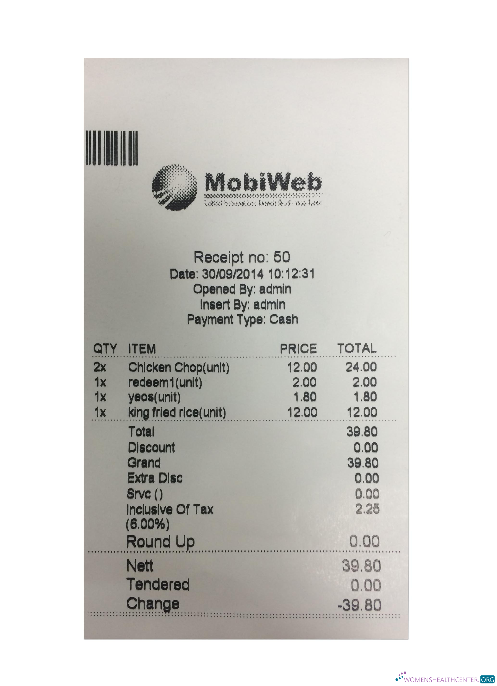 Качественный Скачать MOBIWEB Payment Receipt Photoshop Шаблон