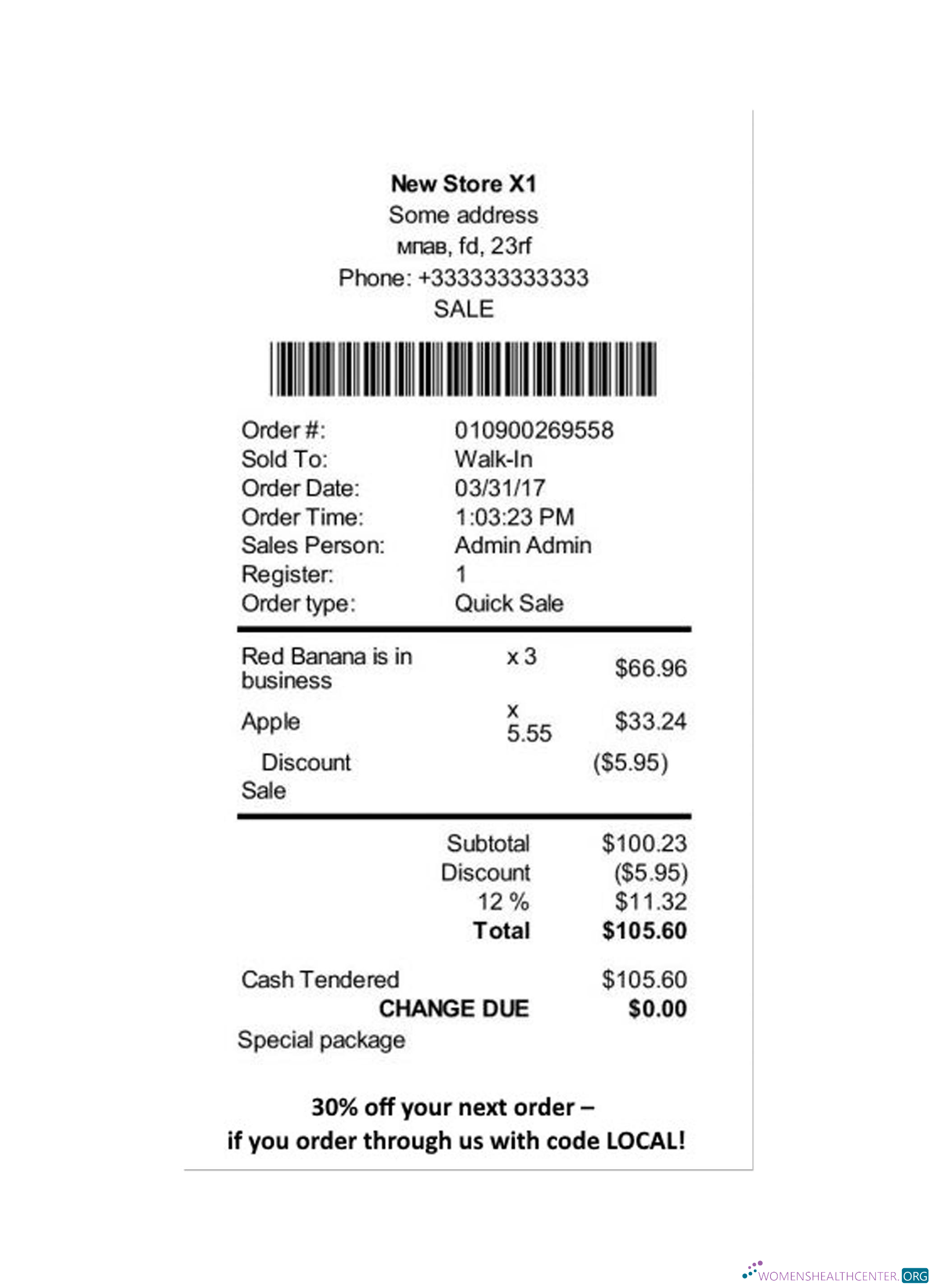 Реалистичный Скачать Новый STORE Payment Receipt Photoshop Шаблон
