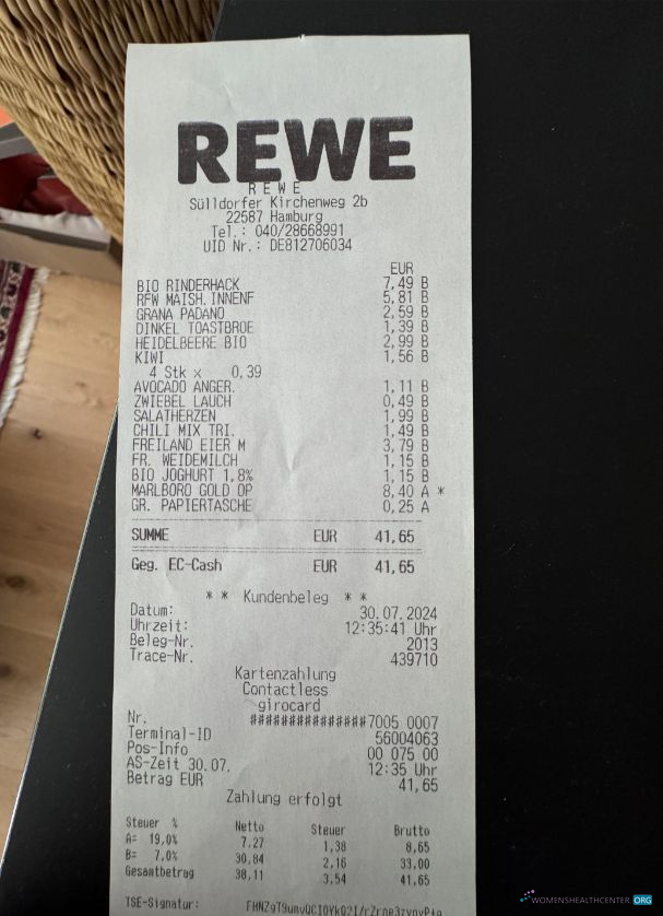 Качественный Скачать Rewe Group Payment Receipt Photoshop Шаблон