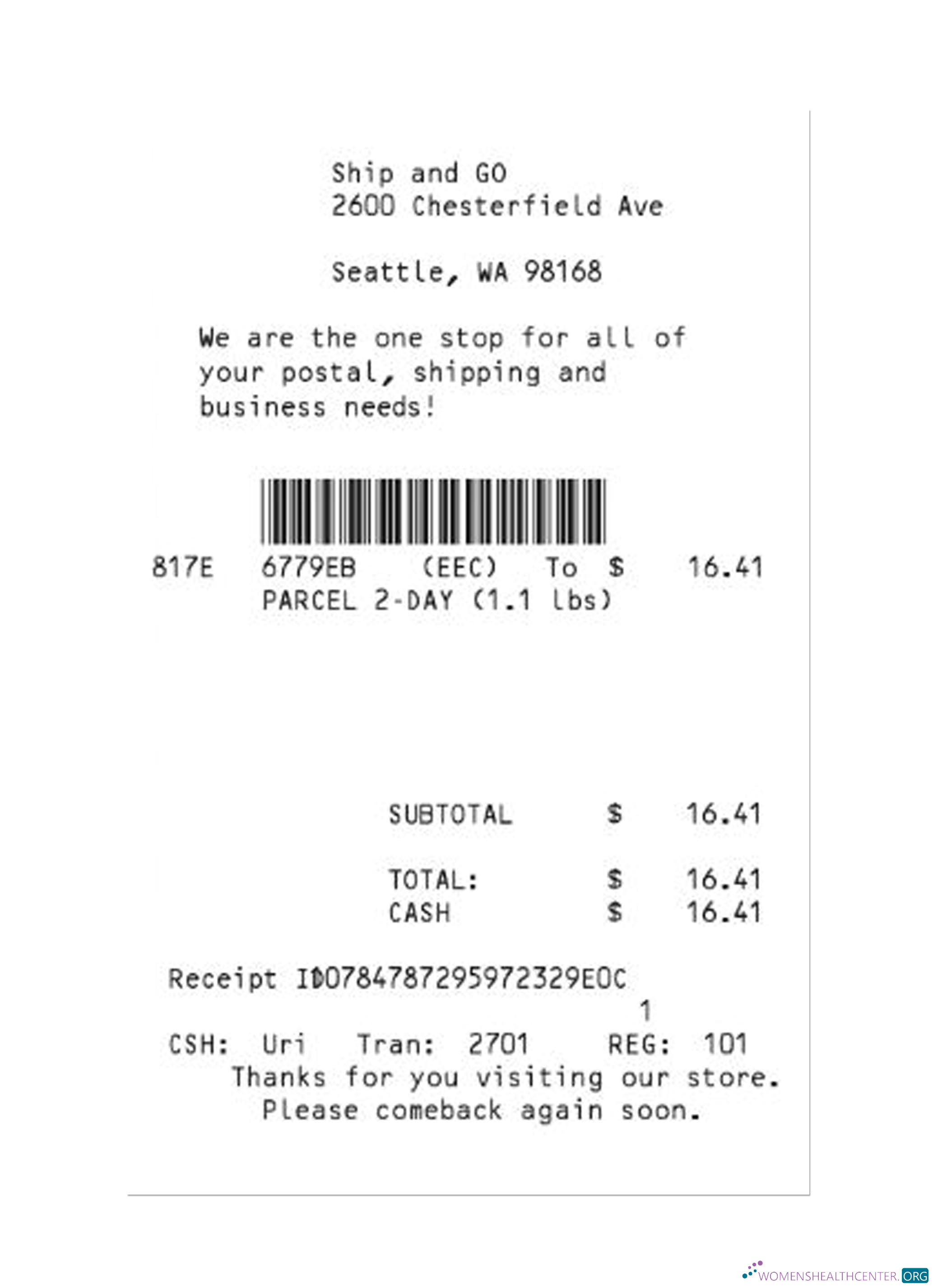 Реалистичный Скачать SHIP и GO Receipt Шаблон Photoshop Шаблон