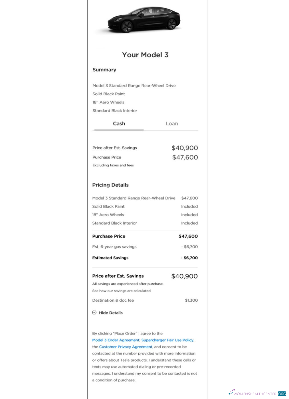 Качественный Скачать Tesla Payment Receipt Photoshop Шаблон