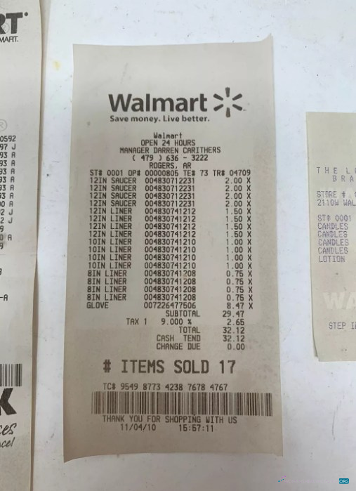 Профессиональный Скачать Walmart Retailer Корпорация Check Photoshop Шаблон