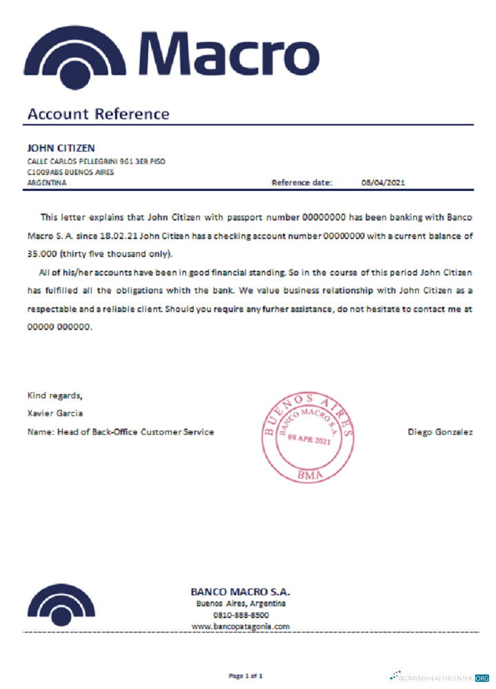 Качественный Скачать Аргентина Banco Macro Reference Photoshop Шаблон