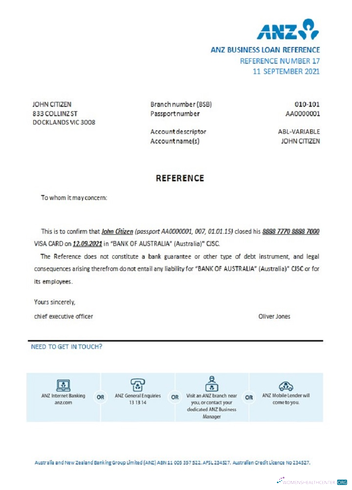 Реалистичный Скачать Австралия ANZ Банк Closure Reference Photoshop Шаблон