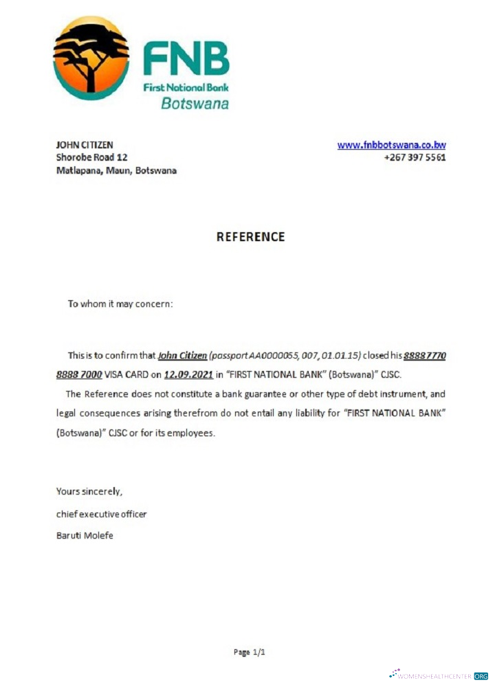 Реалистичный Скачать Ботсвана FNB Ботсвана Closure Reference Photoshop Шаблон
