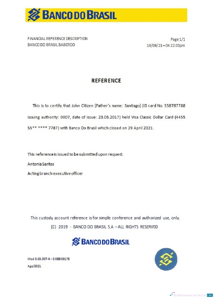 Редактируемый Скачать Бразилия Banco Do Brasil Closure Reference Photoshop Шаблон