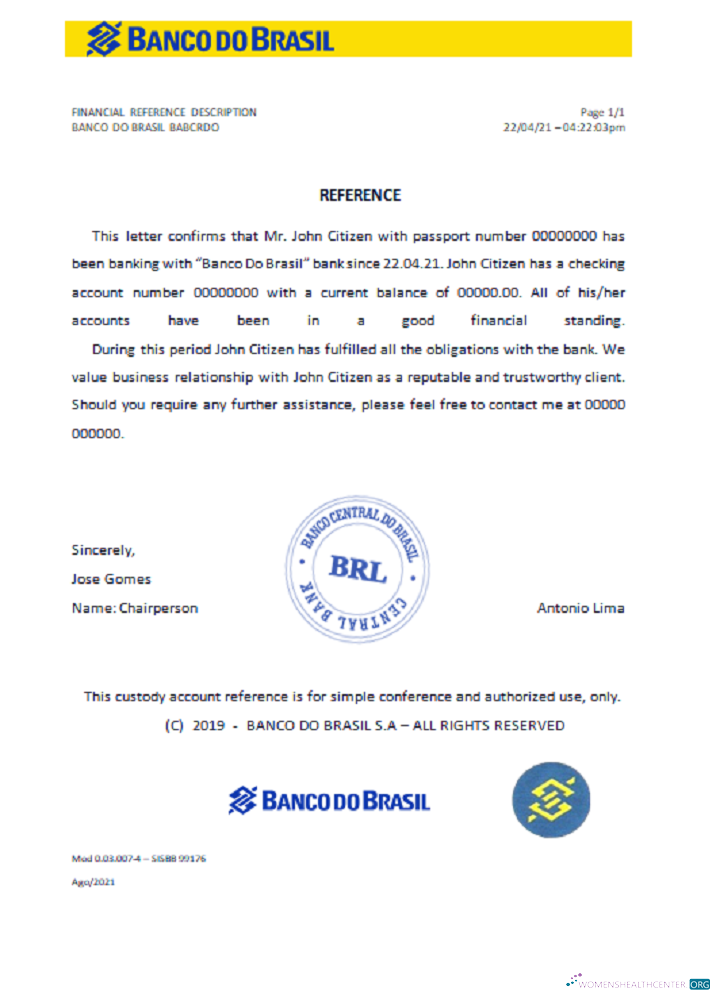 Качественный Скачать Бразилия Banco Do Brasil Reference Photoshop Шаблон