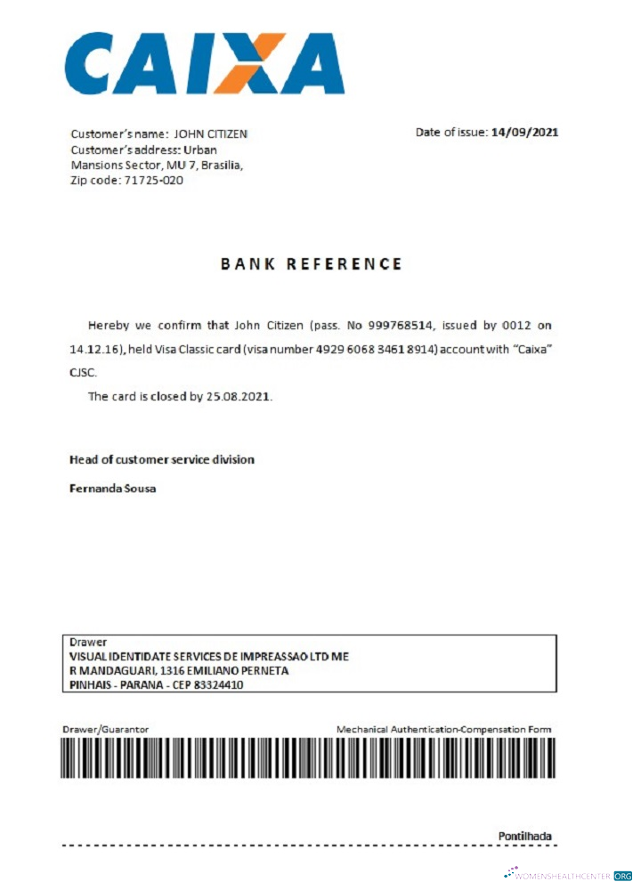 Редактируемый Скачать Бразилия Caixabank Closure Reference Photoshop Шаблон