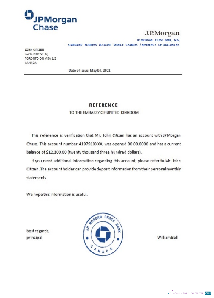 Премиум Скачать Канада JP Morgan Chase Reference Photoshop Шаблон