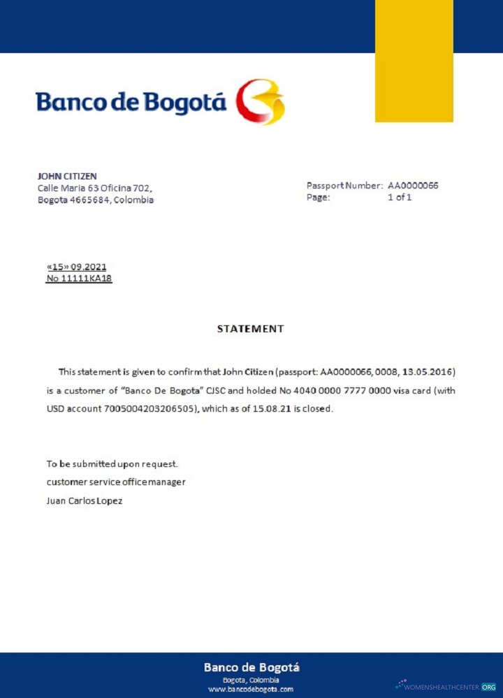 Премиум Скачать Колумбия Banco de Bogotá Closure Reference Photoshop Шаблон