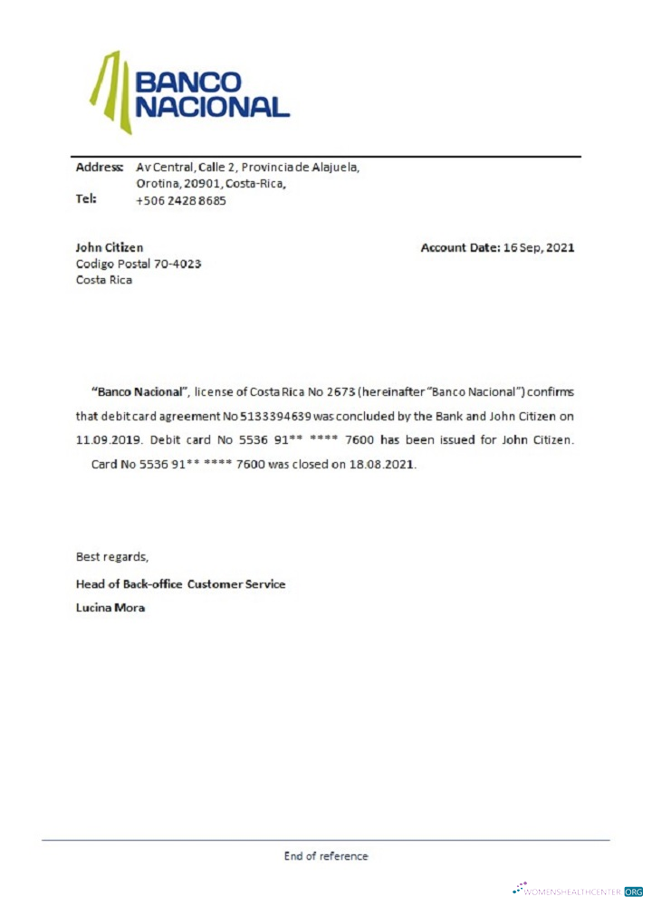 Реалистичный Скачать Коста-Рика Banco Nacional Closure Reference Photoshop Шаблон