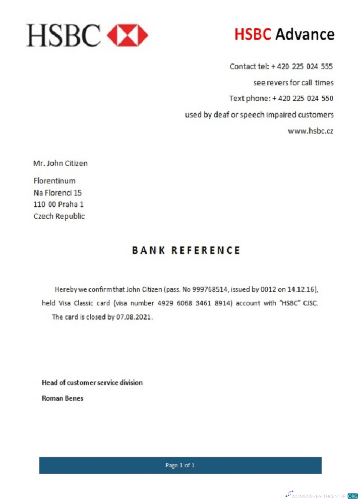 Реалистичный Скачать Чехия HSBC Closure Reference Photoshop Шаблон
