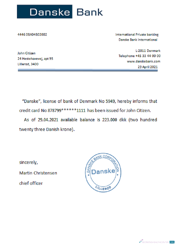 Редактируемый Скачать Дания Danskebank Reference Photoshop Шаблон