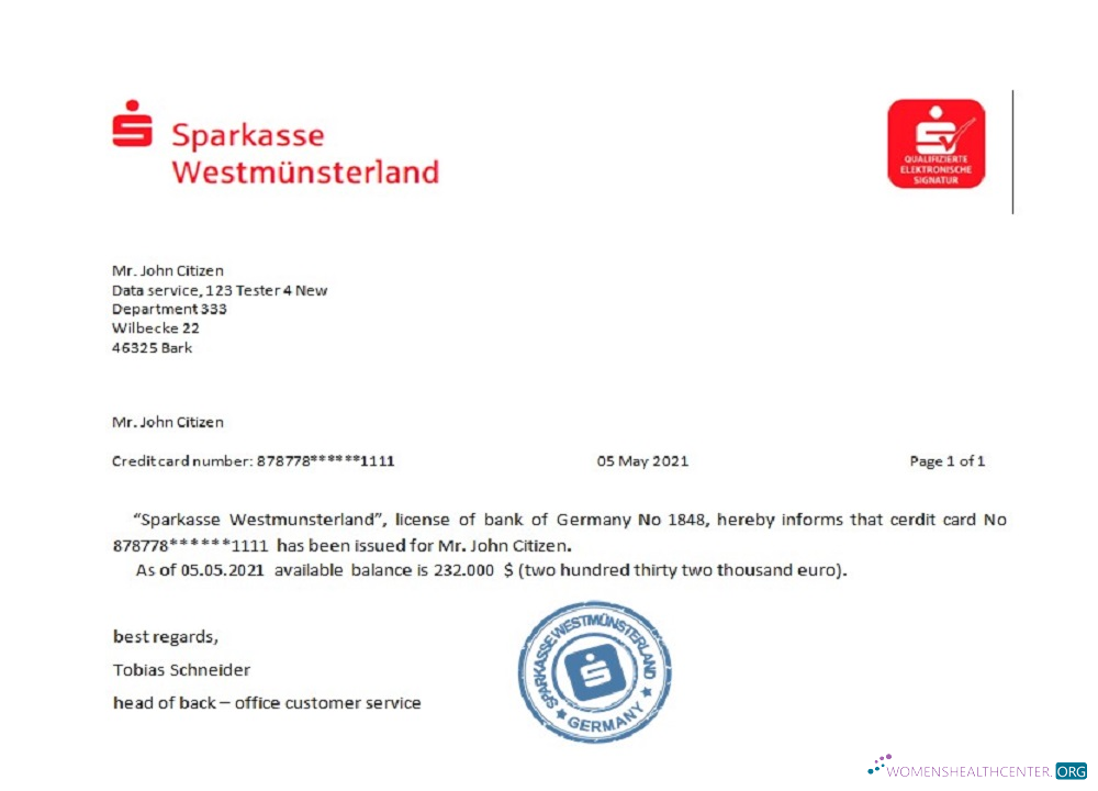 Профессиональный Скачать Германия Sparkasse Reference Photoshop Шаблон