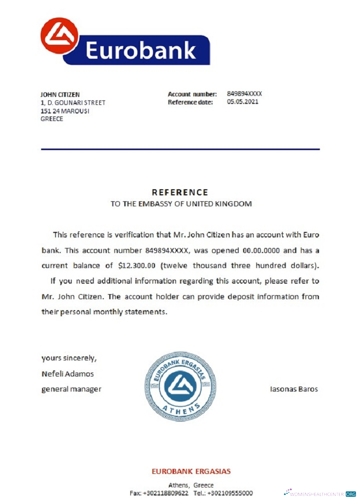 Редактируемый Скачать Греция Eurobank Reference Photoshop Шаблон