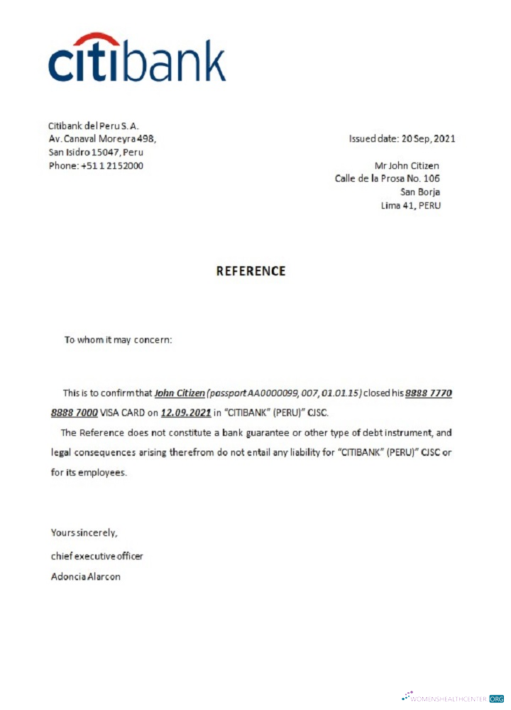 Редактируемый Скачать Перу Ситибанк Closure Reference Photoshop Шаблон