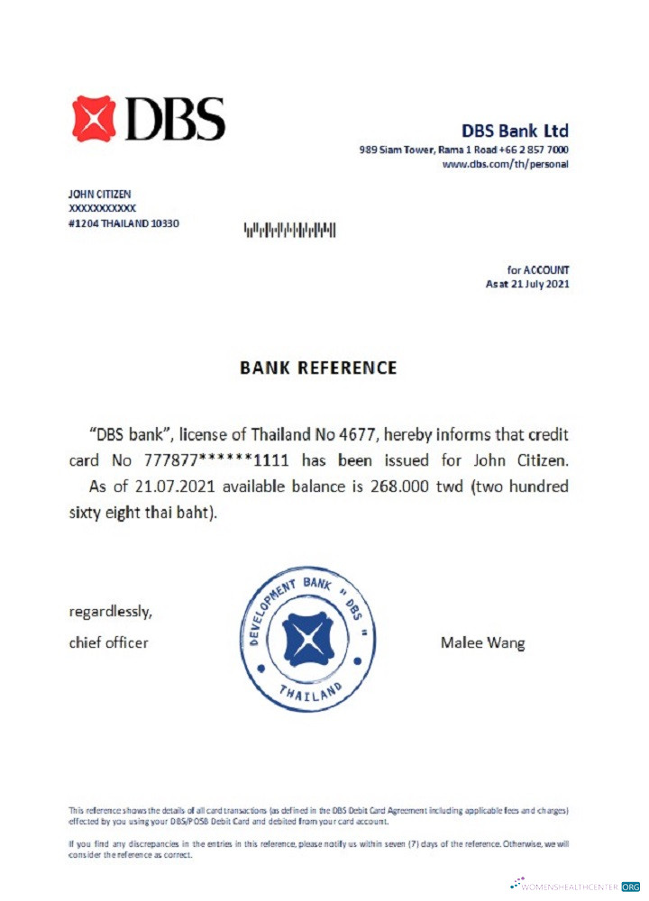 Профессиональный Скачать Таиланд DBS Банк Reference Photoshop Шаблон