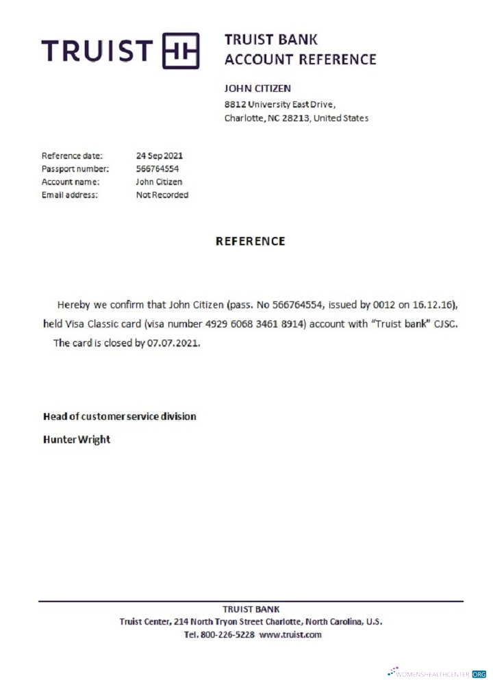 Качественный Скачать USA Truist Банк Closure Reference Photoshop Шаблон