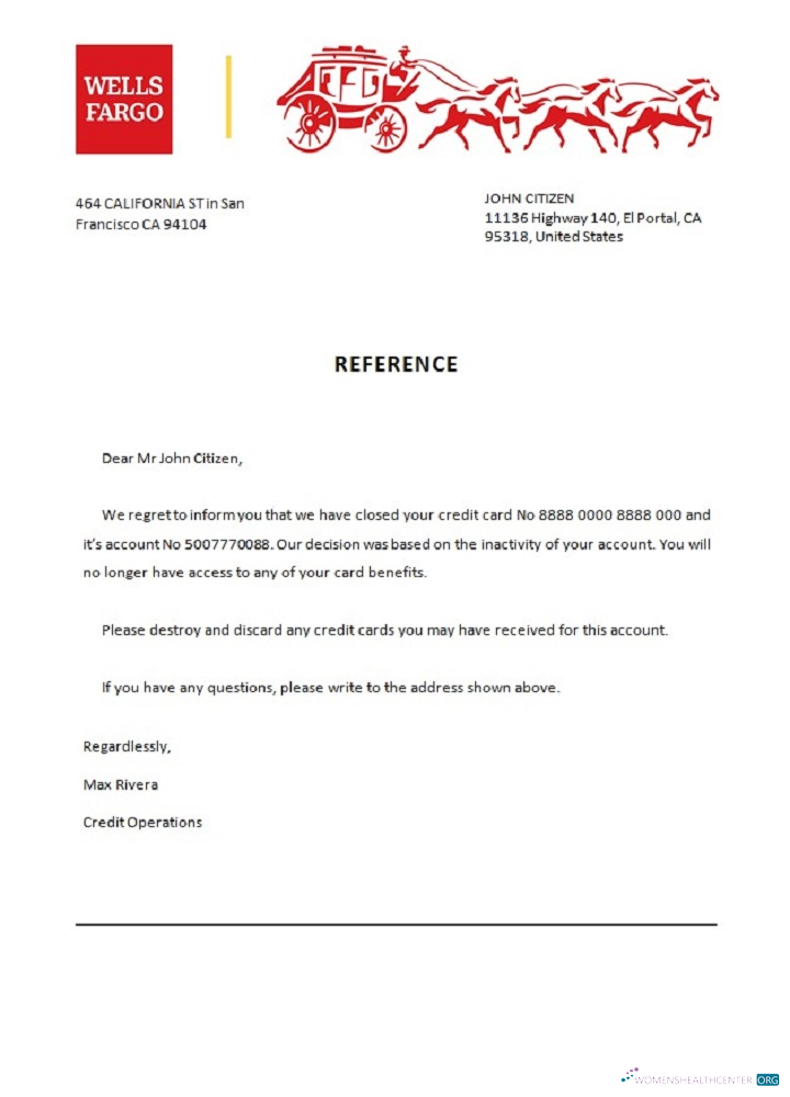 Редактируемый Скачать USA Wells Fargo Банк Closure Reference Photoshop Шаблон