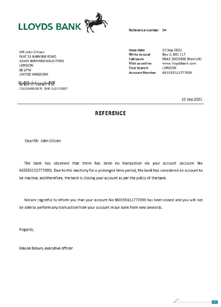 Премиум Скачать Великобритания Lloyds Банк Closure Reference Photoshop Шаблон