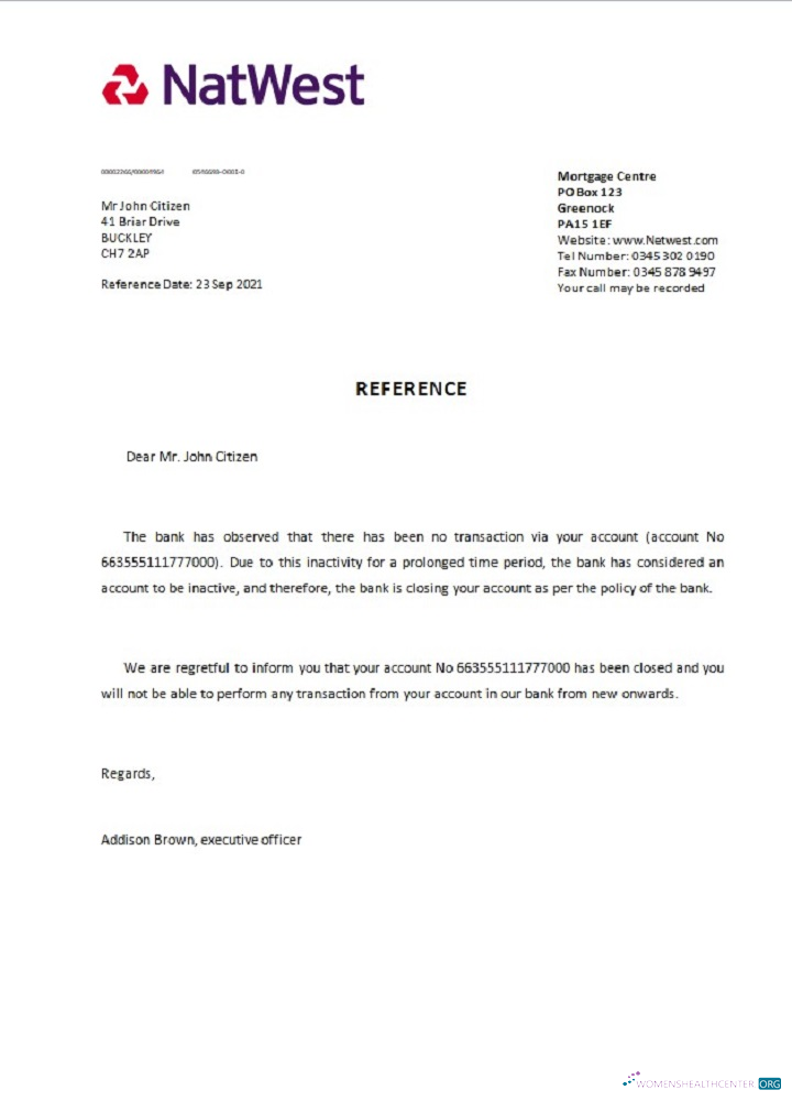 Премиум Скачать Великобритания Natwest Closure Reference Photoshop Шаблон