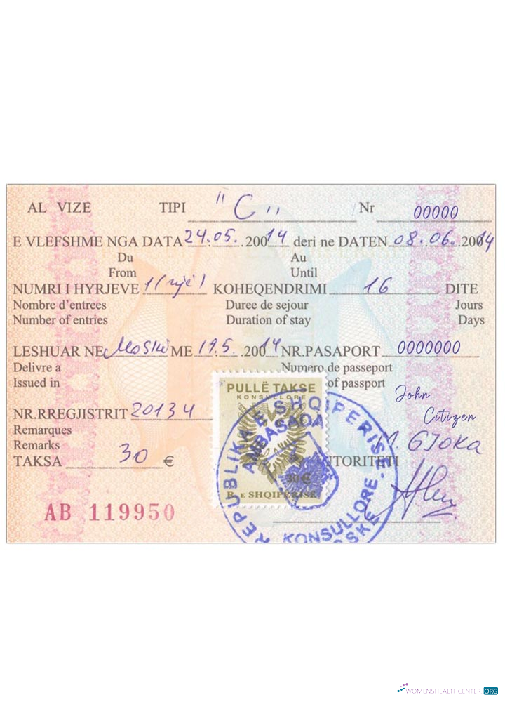 Qualité Télécharger Albanie Visa Photoshop Modèle