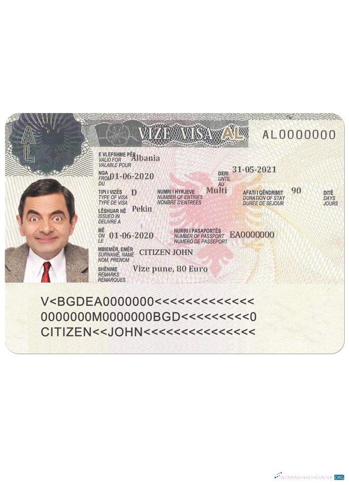 Qualité Télécharger Albanie Work Visa Photoshop Modèle