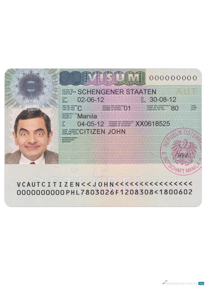 Professionnel Télécharger Autriche Visa Photoshop Modèle