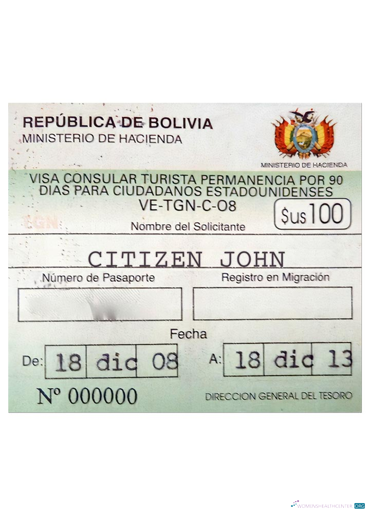 Qualité Télécharger Bolivie Voyage Visa Photoshop Modèle